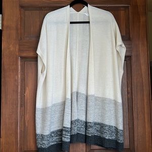 Athleta Cashmere sleeveless cardigan
